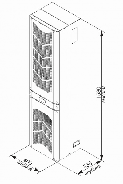 Кондиционер для шкафа настенный нержавеющая сталь UNISPLIT MHW-325S(1)SS UNIcontroller